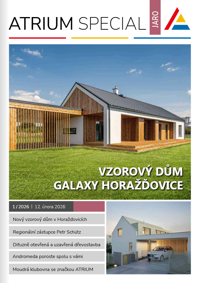 Titulní strana: ATRIUM Special Jaro 2026
