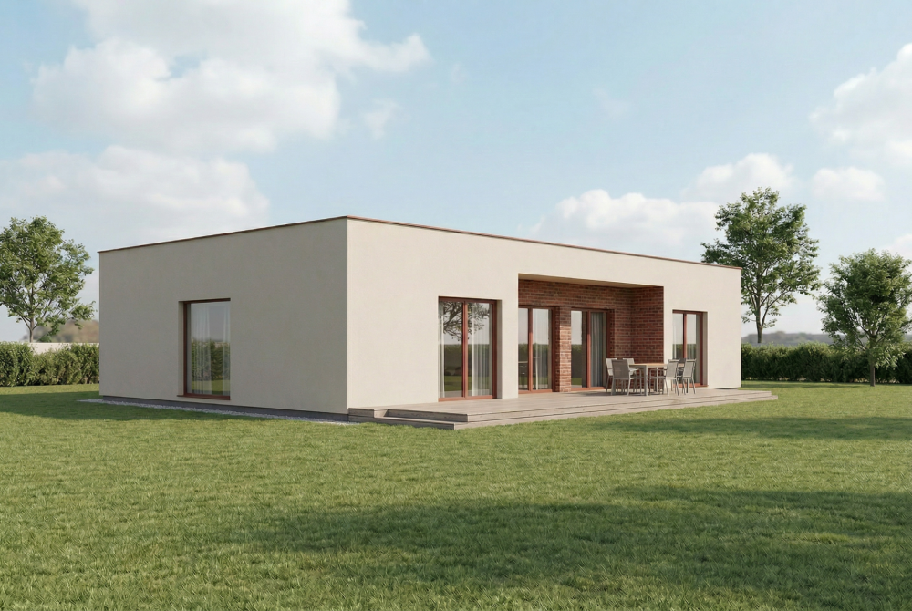 Laguna 121 s plochou střechou