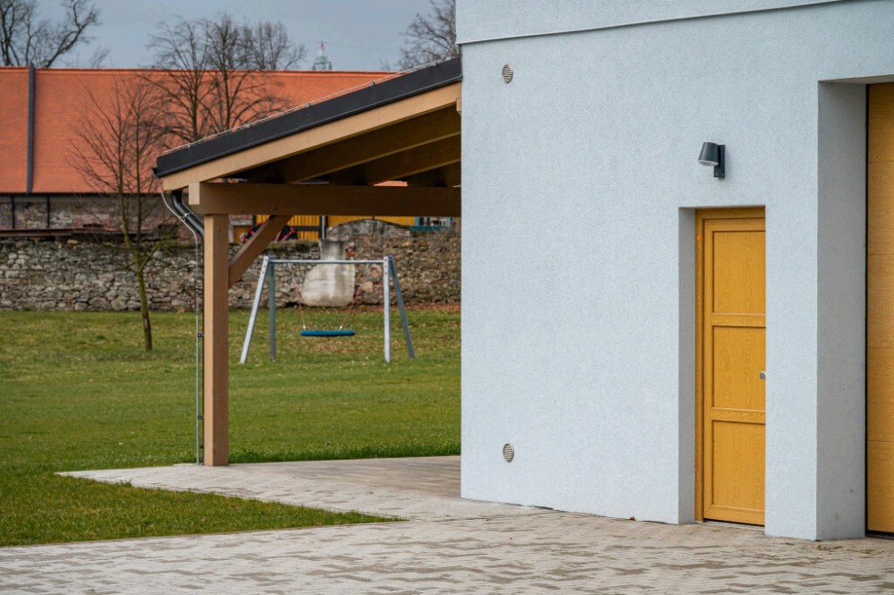 Nástavba hasičské zbrojnice v Týnci (foto 14)