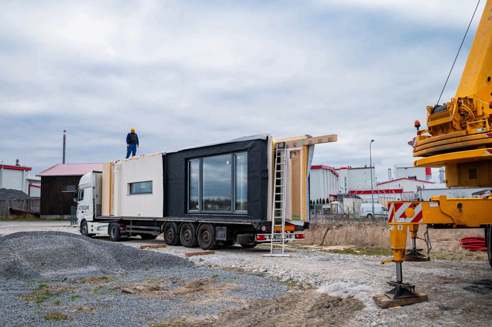 Doprava, montáž a předání domu (foto 5)