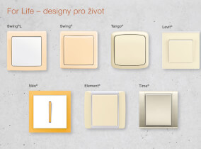 Designová řada vypínačů For Live pro každého