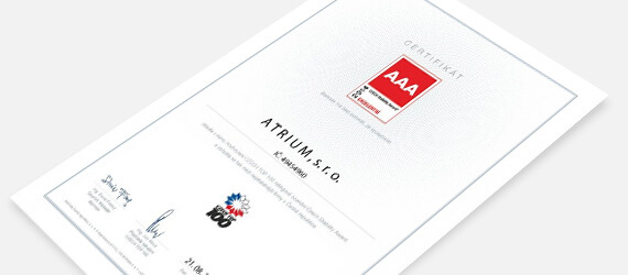 Ocenění stability firmy Czech Stability Award®