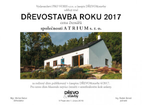 Dřevostavba roku 2017