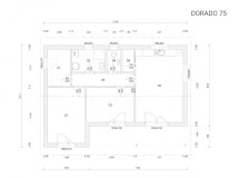 Přízemní dřevostavba Dorado 75