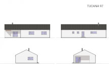 Přízemní dřevostavba Tucana 97