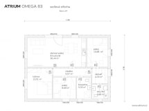 Přízemní dřevostavba Omega 83