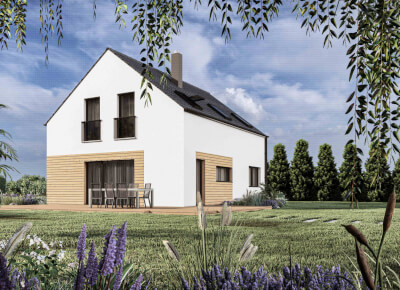 Podkrovní dřevostavba Variant 103