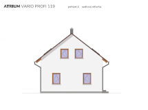 Podkrovní dřevostavba Vario Profi 119