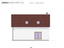 Podkrovní dřevostavba Vario Profi 119