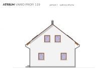 Podkrovní dřevostavba Vario Profi 119