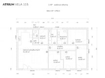 Přízemní dřevostavba Vela 115