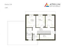 Podkrovní dřevostavba Electra 139