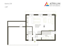 Podkrovní dřevostavba Electra 139