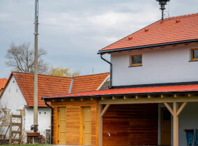 Realizace nástavby hasičské zbrojnice.