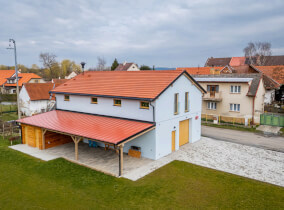 Realizace nástavby hasičské zbrojnice.
