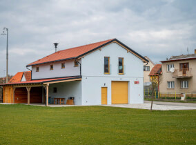 Realizace nástavby hasičské zbrojnice.