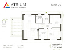 Přízemní dřevostavba Gema 70