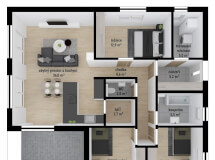 Přízemní dřevostavba Nova 103