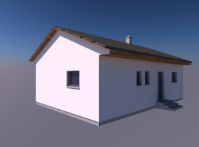 Individuální dřevostavba ATRIUM