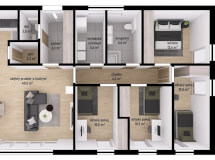 Přízemní dřevostavba Vela 115