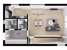 Patrový dům Cubus 110