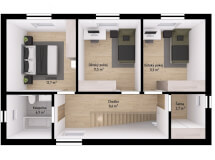 Patrový dům Cubus 110