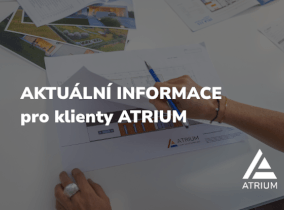 Aktuální informace pro klienty ATRIUM