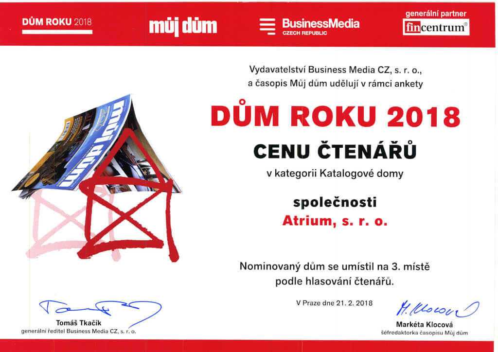 Dům roku 2018 - Vela 115