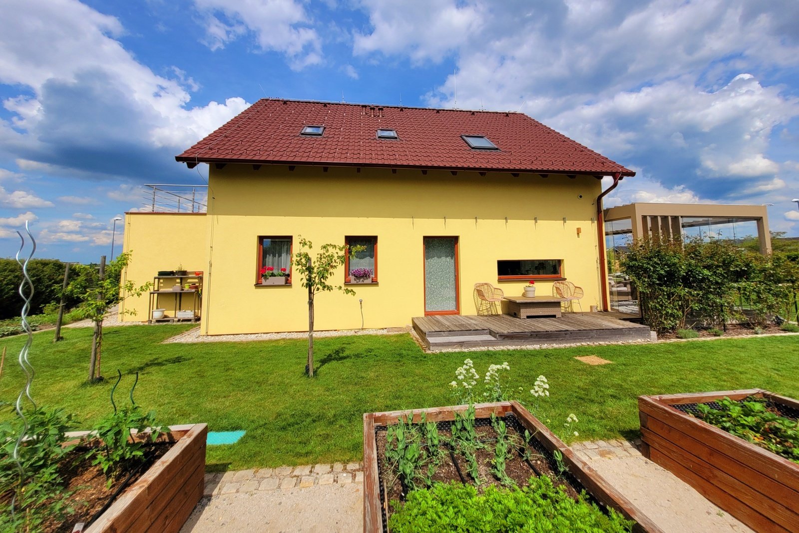 Interiér dřevostavby Terra 173