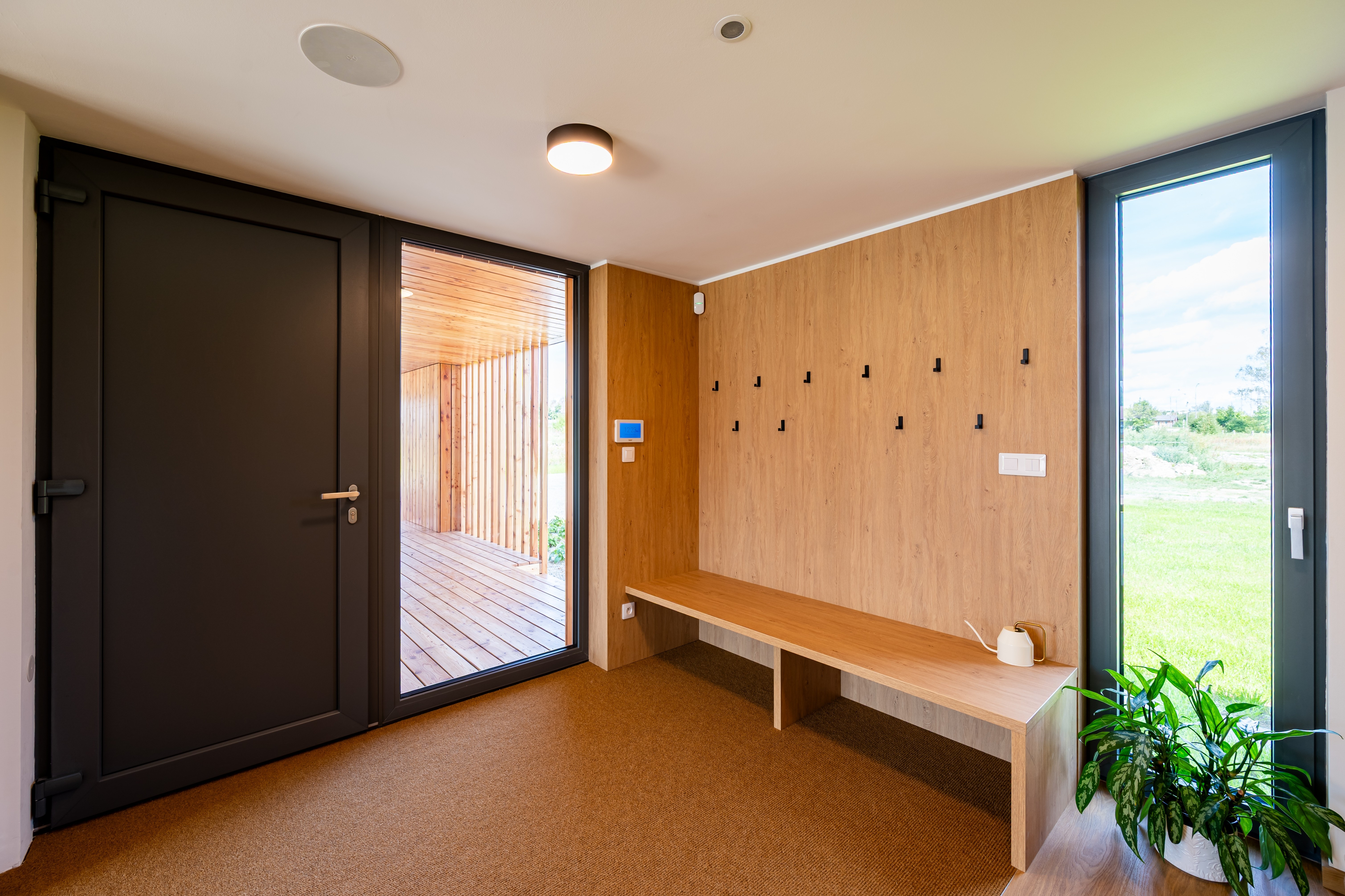 Přístup a ovládání ve vzorovém domě Galaxy ATRIUM